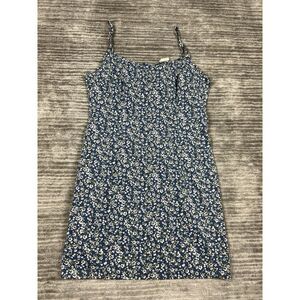 Jonathan‎ Martin Dress Juniors 11 Blue Floral Vintage Sleeveless Sheath
